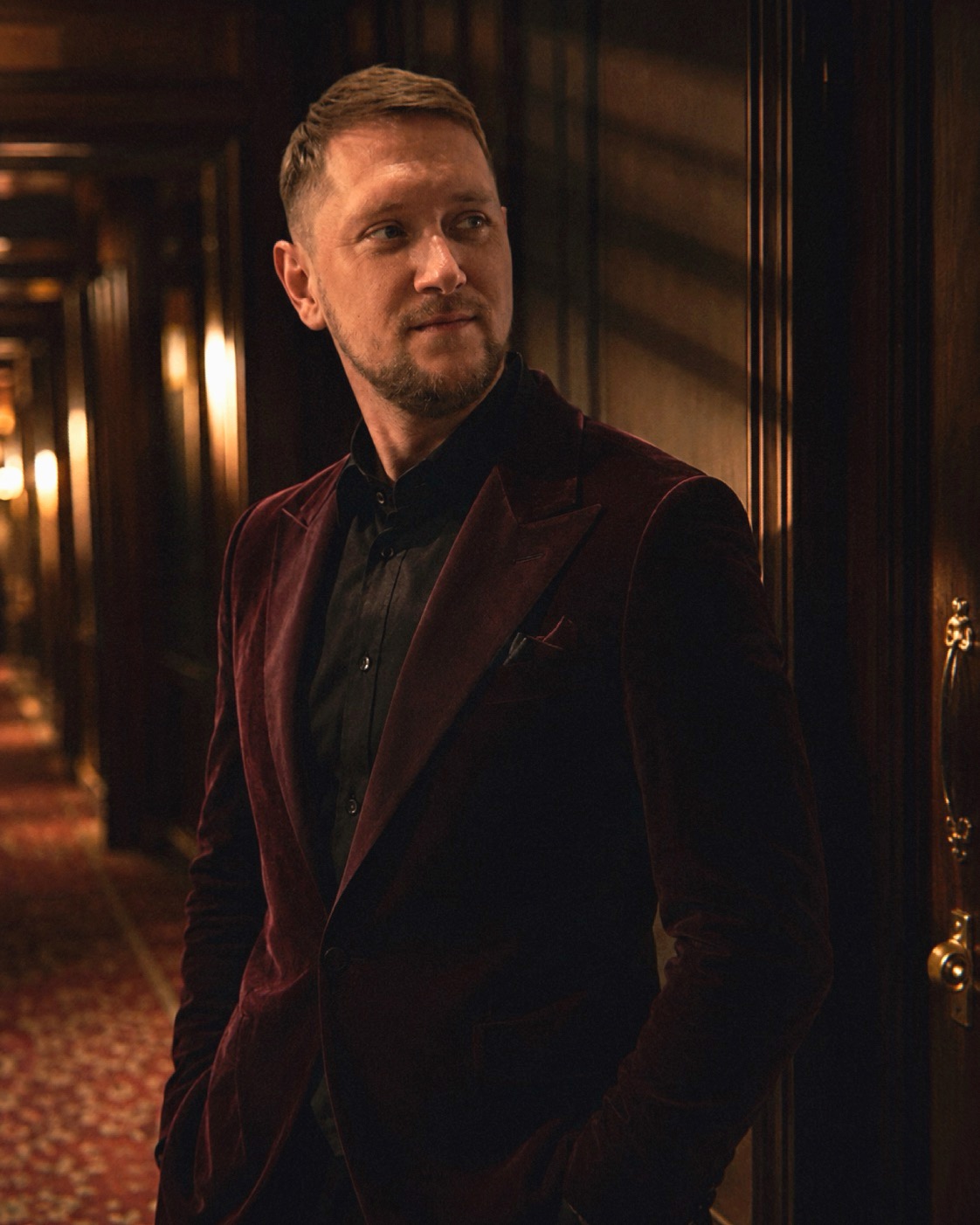 Red suit